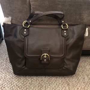 Large Coach brown bag